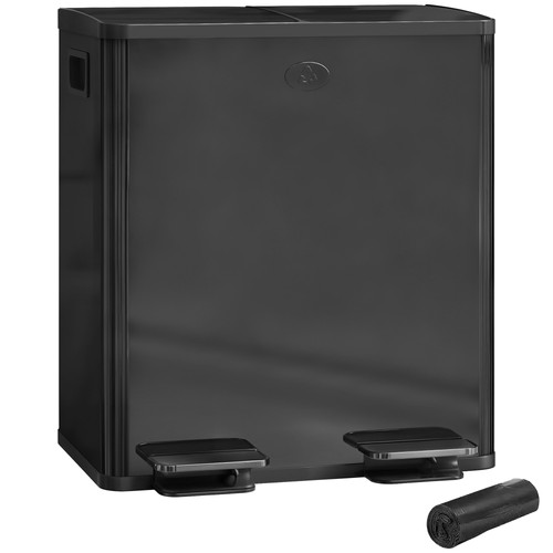 Homcom 20l dual rubbish - homcom,