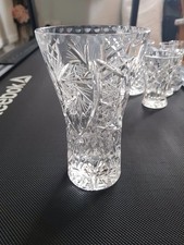 Small Crystal Vase In Perfect Condition.