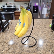 Black Metal Curved Banana Hook