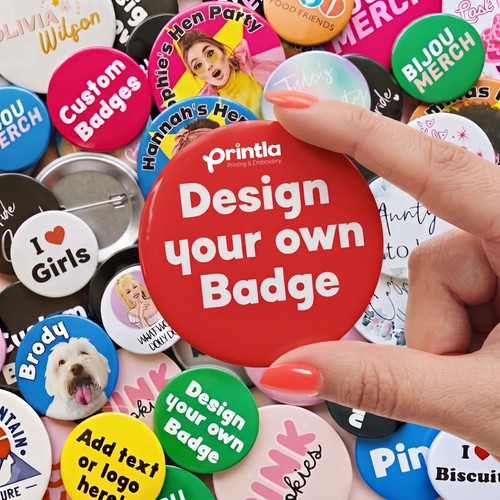 Custom personalised badge - custom,