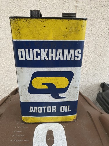 Duckhams vintage motor oil can - duckhams,