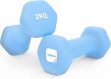 KAYMAN Neoprene Dumbbells with