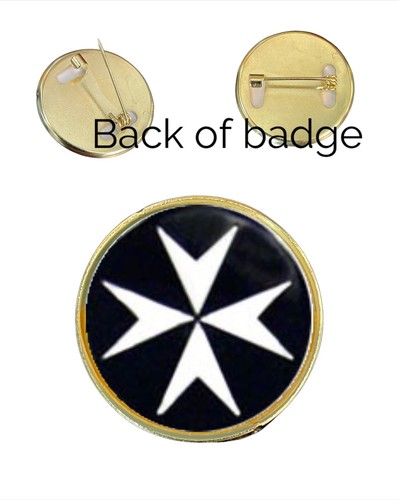 Masonic maltese cross 27mm - maltese,