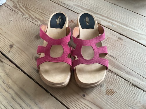 Swedish hasbeens pink suede - swedish,