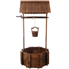 Rustic Wooden Wishing Well