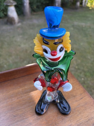 Vintage glass murano - vintage, clown