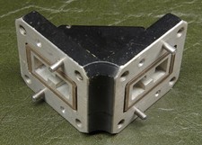 WRD750 Double Ridged Waveguide 90° Compact H-Plane Bend - UK Stock