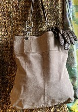 Large bucket/Tote bag in Taupe