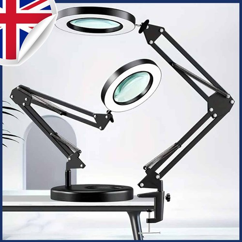 Desk lamp 10x - led, magnifier