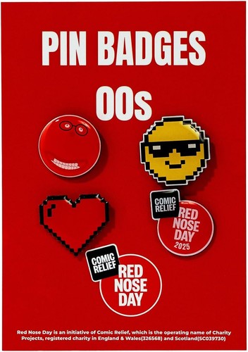 Red nose day 2025 - red,