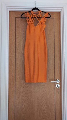 Orange house dress - house,