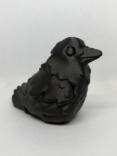 Cute raven figure 3d - cute,