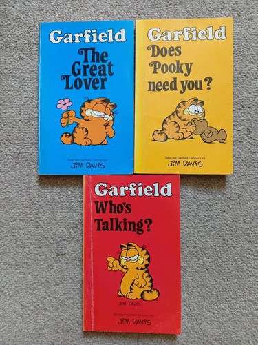 Three vintage garfield - three,