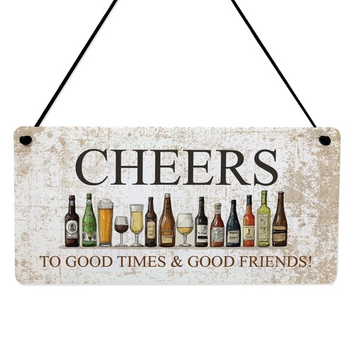 Bar sign beer cheers - cheers, plaque