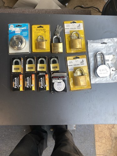 Job lot padlocks - job, 14
