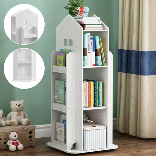 Tier rotating bookcase wood - tier,