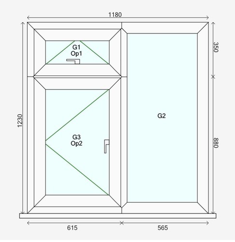 Double glazed upvc - double,