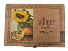 Vintage Wooden Cigar Box For