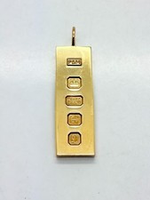 9ct yellow solid gold ingot - gold,