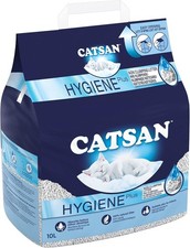 Catsan Hygiene Non-Clumping Cat Litter, 100 Percent Natural, Absorbent 10L UK