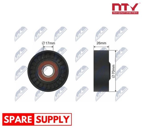 Tensioner pulley ribbed - tensioner, pulley,