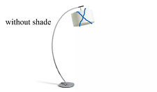 without shade - Argos Home Clane Chrome Arch Floor Lamp