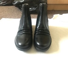 Black Leather Ankle Boots