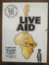 Live Aid DVD Box Set 4-Disc Collection with Booklet - Mint - No offers