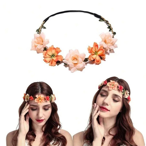 Flower headband head - flower, garland