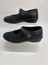 Loretta Leather Black Mary