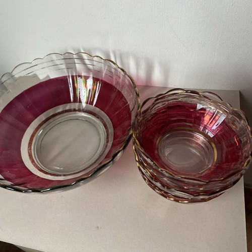 Set vintage cranberry - set,