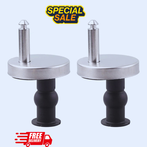 Toilet seat hinge fixings - toilet,