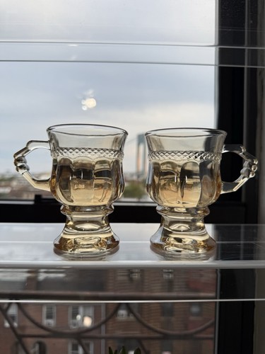 Amber irish coffee glass - amber,