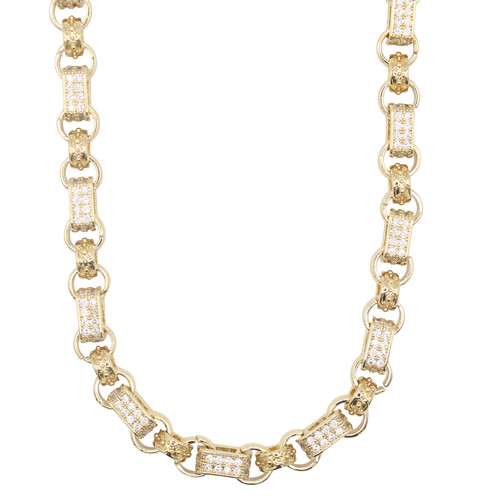 Gold iced out - gold,