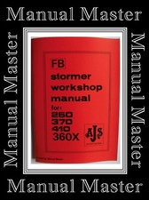 AJS Stormer Workshop Manual
