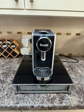 Dualit Lusso Capsule Tea & Coffee Machine DPD1 85150 Silver & Black – Used