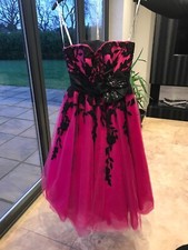 Mark Lesley ball gown/prom dress size 12 crimson and black worn once SFS