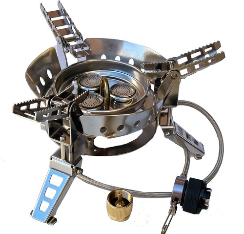 Stainless 23000btu backpacking - stainless,