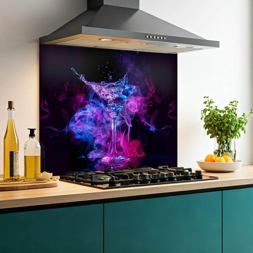 Printed glass kitchen - printed,