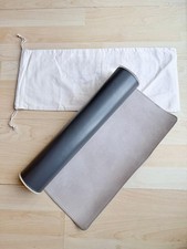 Large geniune leather desk - geniune, mat
