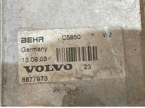 8677973 oil cooler engine behr - oil,