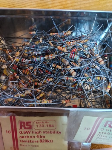 Joblot vintage resistor carbon - resistor,
