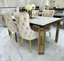 White Sorrento Dining Table