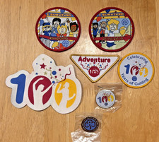 Set of 7 assorted Girl Guiding