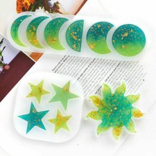3X STAR SUN MOON PLANET RESIN