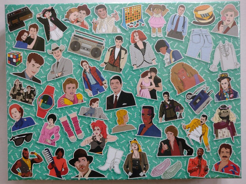 80s icons jigsaw - 80s,