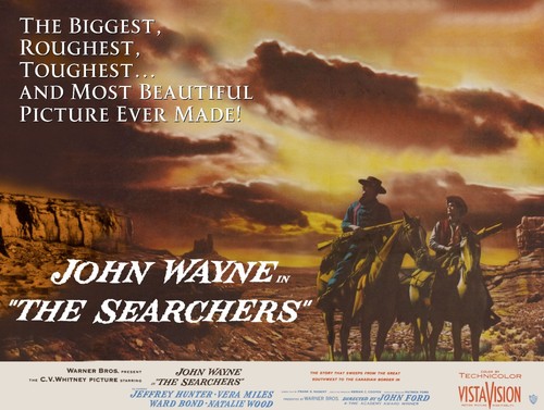 The searchers 1956 quad poster - the,