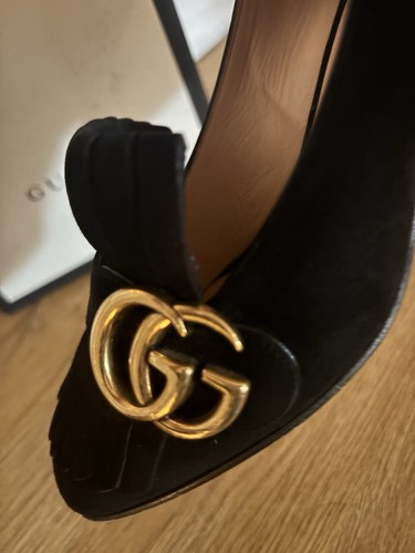 Gucci marmot black suede - marmot,