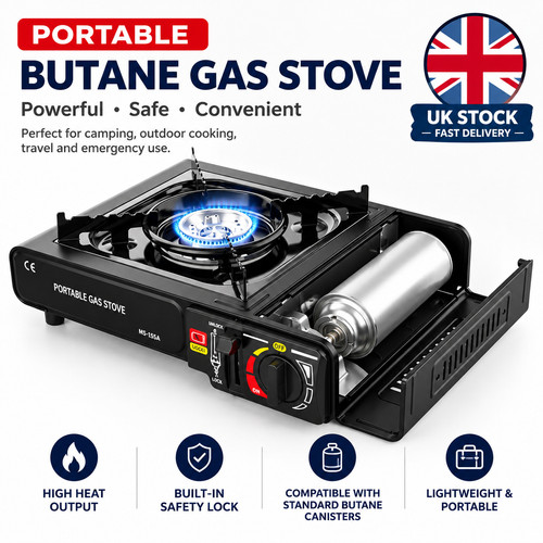 Portable camping gas stove - gas,