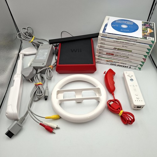 Nintendo wii mini red console - mini,